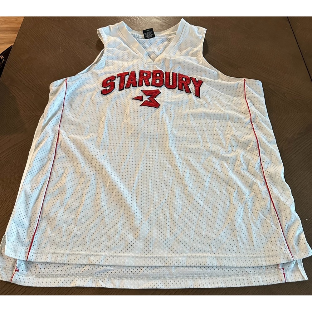 Ben Wallace #3 Starbury Jersey Mens XXL White‎ Red